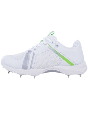 Kookaburra KC 3.0 Spike Jnr Cricket Shoes - White/Lime Green